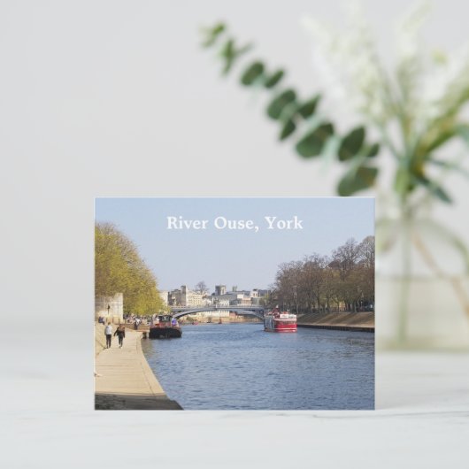 Fluss Ouse, York Postkarte (Stehend Vorderseite)