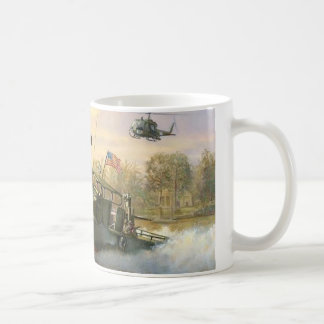 Fluss-Patrouillenboot Kaffeetasse