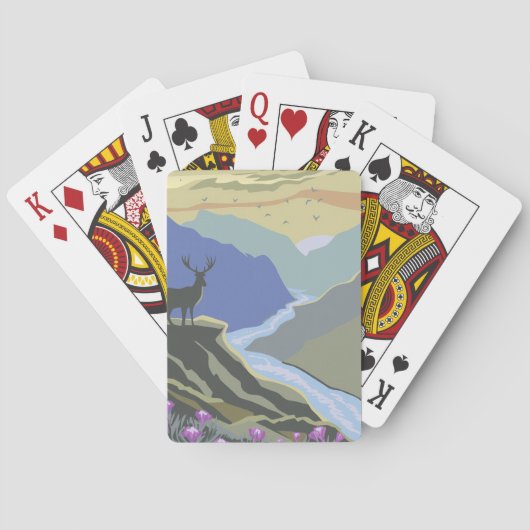 Fluss Peak Serenity Spielkarten (Rückseite)