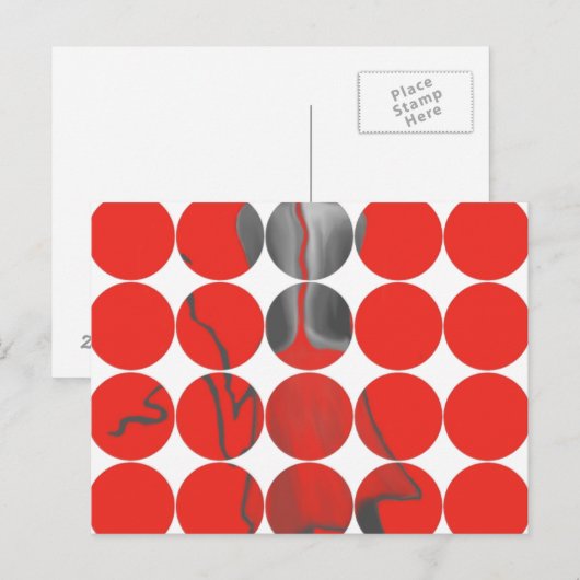 Fluss Postkarte (Vorne/Hinten)