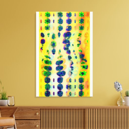 Fluss Pulse Wallart Leinwanddruck (Insitu (Wohnzimmer))