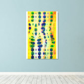 Fluss Pulse Wallart Leinwanddruck (Insitu (Holzboden))