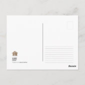 Fluss Rabbit von Alexandra Dikaia Postkarte (Rückseite)