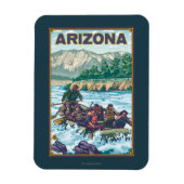 Fluss RaftingArizona Magnet (Vertikal)
