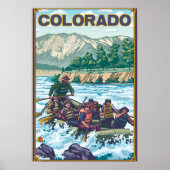 Fluss RaftingColorado Poster (Vorne)