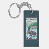 Fluss RaftingColorado Schlüsselanhänger (Vorderseite links)