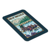 Fluss RaftingNew Mexico Magnet (Rechte Seite)