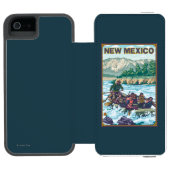Fluss RaftingNew Mexiko Incipio iPhone Geldbeutel-Hülle (Folio Geöffnet)