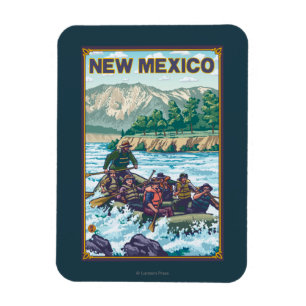 Fluss RaftingNew Mexiko Magnet