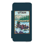 Fluss RaftingUtah Incipio iPhone Geldbeutel-Hülle (Folio Vorderseite)