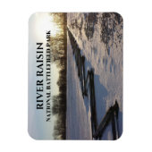 Fluss Raisin National Battlefield Park Krieg von 1 Magnet (Vertikal)