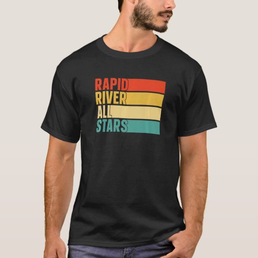 Fluss Rapid All Stars River Rapids Rafting T-Shirt (Vorderseite)