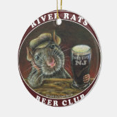 Fluss-Ratten-Bier-Verein Keramikornament (Links)