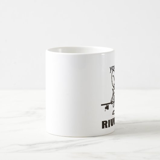 FLUSS-RATTEN-TASSE, Ihr Text Kaffeetasse (Mittel)