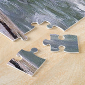 Fluss-Regen-Wasser-Bootsmalerei Puzzle (Seite)