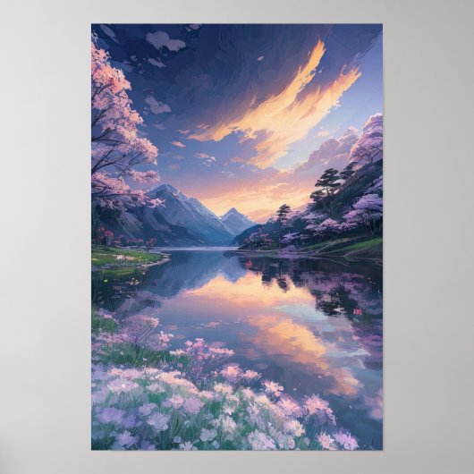 Fluss-Reise Poster (Vorne)