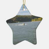 Fluss Rhein Keramik Ornament (Links)