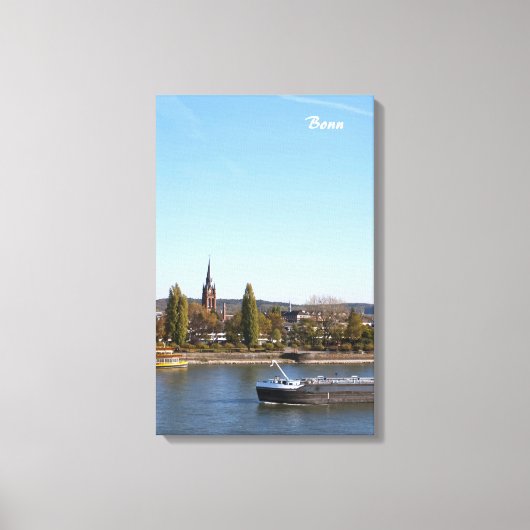 Fluss Rhein Leinwanddruck (Vorderseite)