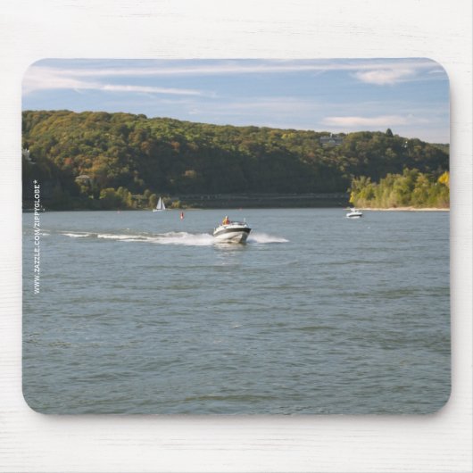 Fluss Rhein Mousepad (Vorne)