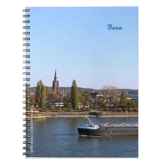 Fluss Rhein Notizblock (Vorderseite)