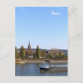 Fluss Rhein Postkarte (Vorderseite)