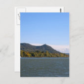 Fluss Rhein Postkarte (Vorne/Hinten)