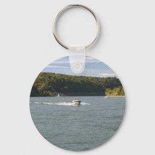 Fluss Rhein Schlüsselanhänger