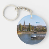 Fluss Rhein Schlüsselanhänger (Vorderseite)