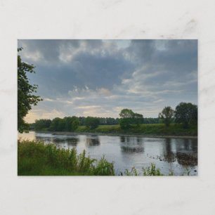 Fluss Ribble Postkarte