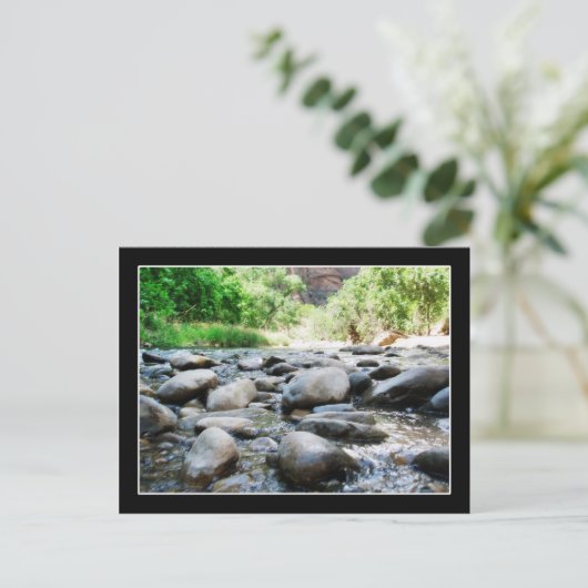 Fluss Rocks bei der Jungfrau Postkarte (Stehend Vorderseite)
