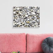 FLUSS ROCKS GRAY GRAYS FOTOGRAFIE NATURWALLPAPIE LEINWANDDRUCK (Insitu (Wohnzimmer))