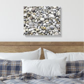FLUSS ROCKS GRAY GRAYS FOTOGRAFIE NATURWALLPAPIE LEINWANDDRUCK (Insitu (Schlafzimmer))