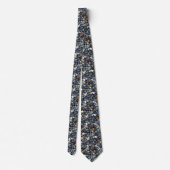 Fluss Rocks Necktie Krawatte (Rückseite)