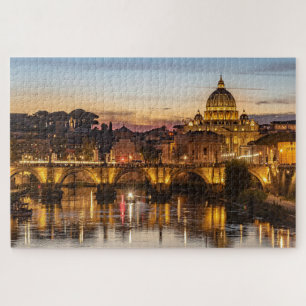 Fluss Rom-tiber-St.Peter Puzzle
