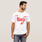 Fluss (rot) T-Shirt (Vorne ganz)