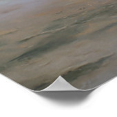Fluss Run Galloping Pferde Art Poster (Ecke)