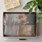 Fluss Run Galloping Pferde Decoupage Seidenpapier (Geschenk)