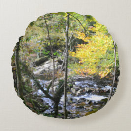 Fluss Rundes Kissen