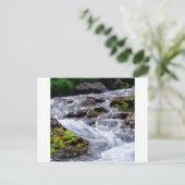 Fluss Rushing Georgia Postkarte (Stehend Vorderseite)