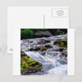 Fluss Rushing Georgia Postkarte (Vorne/Hinten)