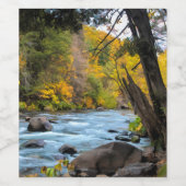 FLUSS SACRAMENTO WEINETIKETT (Einzelnes Label)