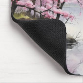 Fluss Sakura Spring Mousepad (Ecke)