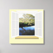 Fluss Scene Leinwanddruck (Vorderseite)