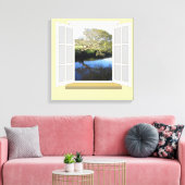 Fluss Scene Leinwanddruck (Insitu (Wohnzimmer))