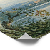 Fluss Scene Poster (Ecke)