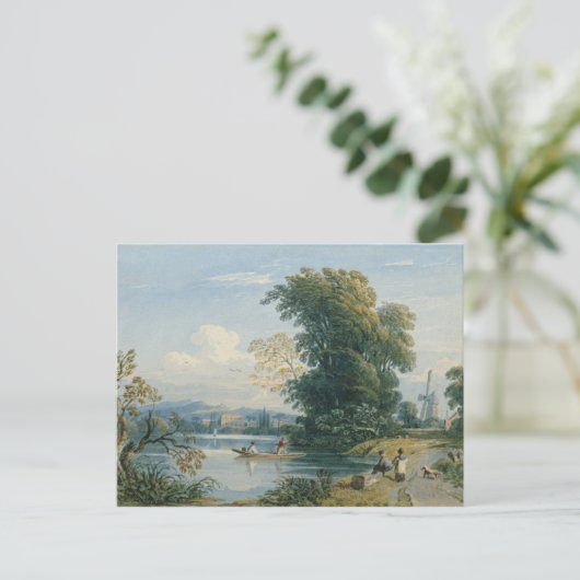 Fluss Scene Postkarte (Stehend Vorderseite)