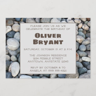 Fluss schaukelt Geburtstags-Party Einladung