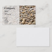 Fluss schaukelt Kiesel Visitenkarte (Vorne/Hinten)