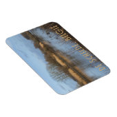 Fluss Scheldt View, Dendermonde, Belgien Magnet (Rechte Seite)