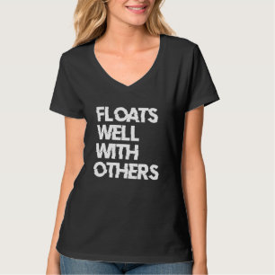 Fluss-Schlauchbootfahren passt gut zu anderen 2 T-Shirt